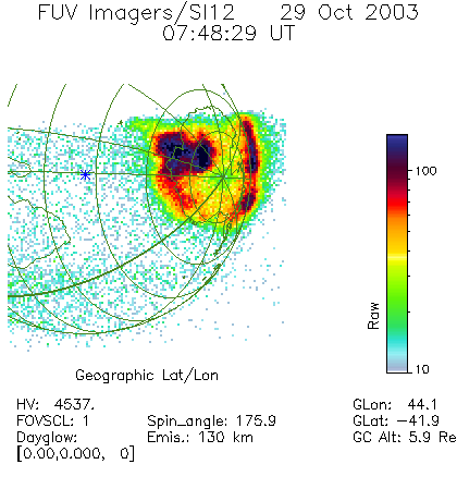 Bz-north proton aurora